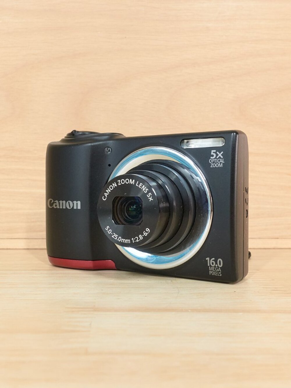 Canon PowerShot A810 Digital Camera Black 16MP CCD 5x Optical Zoom Tested